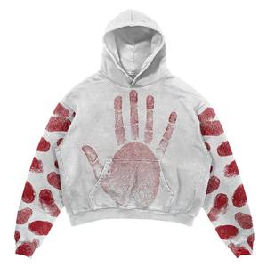 Sweat-shirt oversize en coton de grande taille pour hommes, sweat-shirts à capuche personnalisés pour garçons, nouvel arrivage - Product Image 6