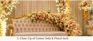 Custom Made Wooden Pakistani Wedding Stage Frames London Event Decor Moroccan Wedding <b>Mirror</b> Wall <b>Panels</b> For Reception Stage - Product Image 4