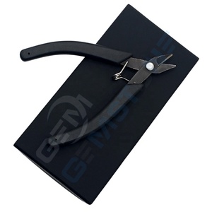 GEMSTONE ENTERPRISES 6 Pinces professionnelles pour la pose de kératine, en acier inoxydable, outil pour extensions de cheveux, logo personnalisé, durable - Product Image 3