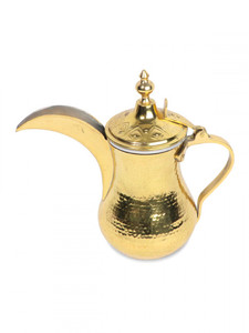 Arabic Dallah Metal Coffee <b>Pot</b> Golden Finished Luxury Eco-Friendly Coffee & <b>Tea</b> Home Wedding Use Wholesale - Product Image 5