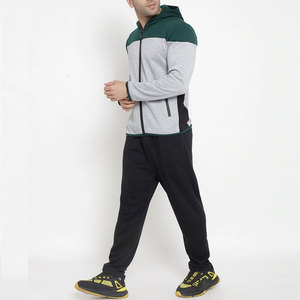 Survêtement à capuche d'hiver pour hommes Vêtements de sport en polyester écologiques confortables pour l'entraînement en salle de sport Jogging et exercice Logo personnalisé - Product Image 3