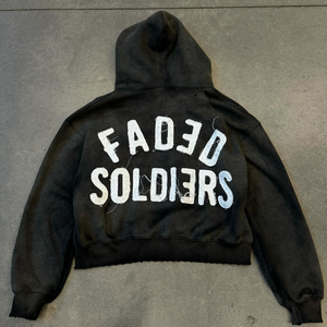 OEM High Quality <b>Y2K</b> <b>Streetwear</b> Hoodie Custom Logo Embroidered Patch Acid Vintage Washed Pullover 100% Cotton - Product Image 3