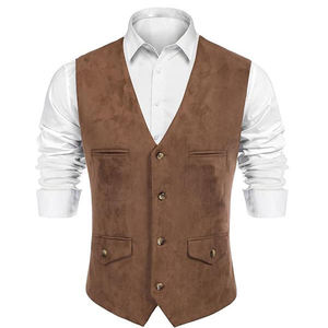 Gilet en cuir pour hommes de qualité supérieure sans manches belle conception gilets de motard en peau de vache à prix raisonnable - Product Image 1