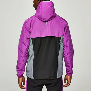 Men's Custom Fit Long Sleeve Comfortable Outfit <b>Quick</b> Dry Breathable Tracksuits Windbreaker <b>Detail</b> for Daily Solid Winter - Product Image 2