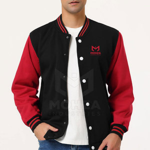 Unique Design High Quality Stand Collar Front Logo Letterman <b>Jacket</b> for <b>Men</b> 100% Cotton Quick Dry <b>Winter</b> <b>Jacket</b> for Online <b>Sale</b> - Product Image 2