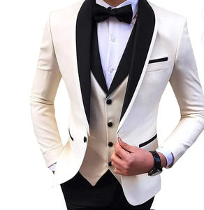 Traje de Caballero de 3 Piezas a Medida, Blazer Transpirable para Novio, Traje de Boda, Color Personalizado, Accesorio de Moda, Talla Grande - Product Image 1