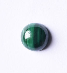 Lote de piedra calibrada de piedras preciosas sueltas semipreciosas verdes cabujón de malaquita Natural redondo de 10 mm - Product Image 6