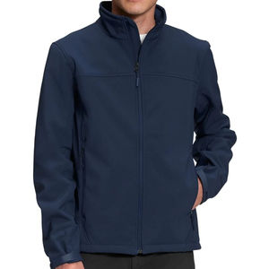New Softshell Jacket Custom Design <b>Winter</b> <b>Work</b> <b>Wear</b> Men's Windproof Waterproof Fleece Lined Zip up Soft Shell Jacket for man - Product Image 1