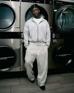 Vintage Sun Faded Distressed Acid Wash Pullover Hoodie <b>Tracksuit</b> Solid Color Custom Premium Rhinestone Hoodie and Joggers Set - Product Image 6