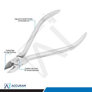 Cortador de Alambre Duro para Ortodoncia de 13.5 cm con Punta de Carburo de Tungsteno, Instrumentos Dentales de Acero Inoxidable, Cortadores de Ligadura de Arco Duro - Product Image 4