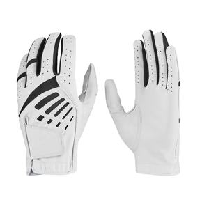 Gants de golf en cuir Cabretta avec logo personnalisé, emballage, caractéristiques sportives, matériau de la paume doux, homme femme blanc droit gauche OEM couleur - Product Image 5
