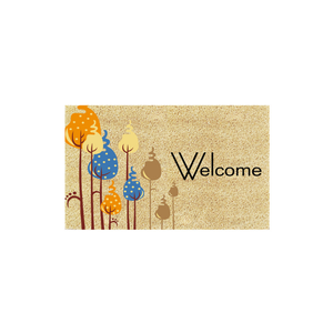 Tapis de porte antidérapant non collant anti-poussière pour l'entrée de la maison couloir salon PVC COIR EN RELIEF INDIEN DOORMAD - Product Image 4