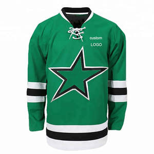 Maillots de hockey sur glace vierges personnalisés en gros avec logo d'équipe, maillots de hockey sur glace en polyester 2023 pour adultes/enfants/unisexe - Product Image 5