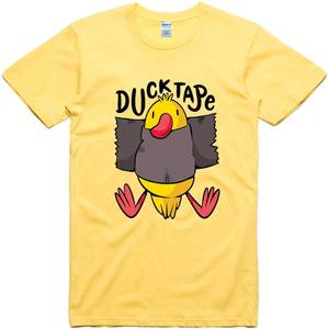 Funny T <b>Shirt</b> Duck Tape Print Regular Fit 100% Cotton Tee - Product Image 1