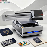 Impresora UV 6090 Xp600 de Inyección de Tinta DTF, Impresora 3D para Texturas, Cuero, Pelotas de Golf, Carcasas de Teléfono, Metal, Termos, Automática, LED, Flex, Ricoh