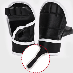 Guantes de Boxeo Muay Thai con Soporte para Muñeca, Guantes de Boxeo de Alta Calidad para Entrenamiento, Combate y Sparring, Guantes Deportivos Profesionales - Product Image 1