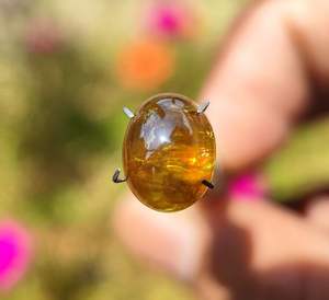 Cabochon en forme de mélange de sphène naturel pour la fabrication de bijoux pierre précieuse de titanite avec feu pierre de naissance crystalhealhealing - Product Image 1