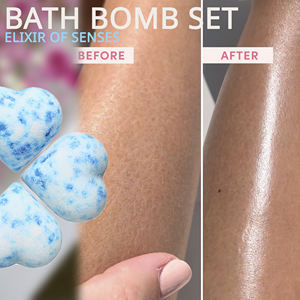 Elixir of Senses, Set de Regalo de Bombas de Baño Perfumadas con Manteca de Karité y Aceites Esenciales, Experiencia Relajante de Spa, Bombas de Baño Efervescentes en Caja de Regalo - Product Image 2