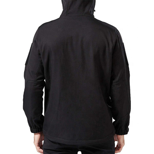 แจ็กเก็ตผู้ชาย3-in-1แบบลำลองกันน้ำกันลมฤดูหนาวเสื้อผ้ากลางแจ้งคอตั้งซิปสีดำ - Product Image 6