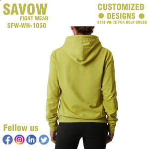 Sudaderas con capucha para mujer al por mayor, estilo oversize, de algodón liso, para uso diario, chaquetas de forro polar con capucha, ropa personalizada de invierno - Product Image 2