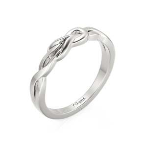 Jeulia Hercules Knot Twist <b>Plain</b> Wedding Band-Fine <b>Ring</b> for Men - Product Image 2