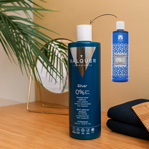 แชมพูพรีเมี่ยม valquer ซิลเวอร์แพลตตินัมที่ไม่ใช่ซัลเฟตสำหรับผมที่เสียหายโดยไม่มีซิลิโคนและเกลือมังสวิรัติ400มล. - Product Image 4