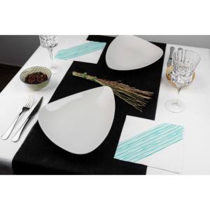 Tovaglioli con Stampa Ibiza in Acquamarina 40x40cm, Bambutex Naturale, 600 Pezzi, B2B - Product Image 4