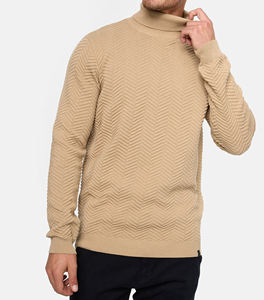 เสื้อสเวตเชิ้ตดีไซน์ใหม่ ผ้าฝ้าย 100% 300 GSM ระบายอากาศได้ดี คอกลม อุ่นสบายสำหรับฤดูหนาว สำหรับผู้ชาย - Product Image 1