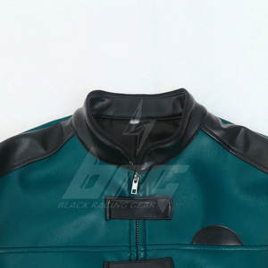 Chaqueta de Motocicleta de Cuero de Invierno, Diseño Personalizado, Alta Calidad, Impermeable, Resistente al Viento y al Fuego - Product Image 3