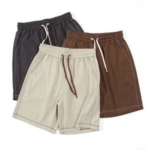 OEM 2026 Men 2 Piece Shirt Shorts Quickdry 100% Cotton Casual Streetwear Summer Eco-Friendly Acid Wash Seamless Fusing <b>Set</b> Your - Product Image 3