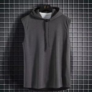 Débardeurs à capuche pour hommes Débardeurs Sport Basketball Débardeur à capuche sans manches Bodybuilding Gym wear Hoodie Clothing Men - Product Image 5