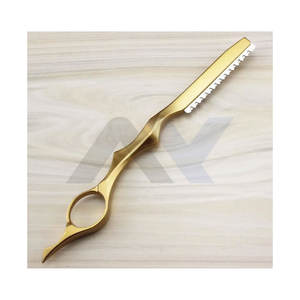 Rasoir en acier inoxydable à lame unique, rasoir de barbier tranchant, manche en plastique durable, coupe de cheveux, rasage, coiffage, salon de coiffure, maison - Product Image 2