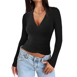 loungewear manufacturer women topTops Blouse Elegant top selling products long sleeve tops for women