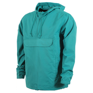 Venta al por mayor-Alta Calidad-custom-plain-b Chaquetas cortavientos custom-pullover-cortavientos-hombres-half-zip-anorak-ja - Product Image 2