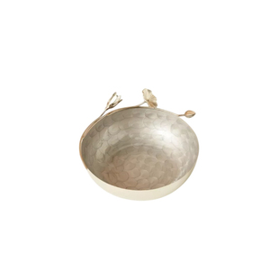 Nuevo Tazón de Servir Vintage Bloom de Acero Inoxidable con Diseño Floral de Latón Oxidado Natural para Decoración del Hogar, Hoteles y Restaurantes - Product Image 6