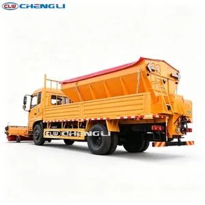 รถบรรทุกกำจัดหิมะแบบรวม Dongfeng 8CBM 230 แรงม้า ยูโร 6 พร้อมระบบกระจายสารปรับได้ สำหรับการบำรุงรักษาถนนในฤดูหนาว - Product Image 5