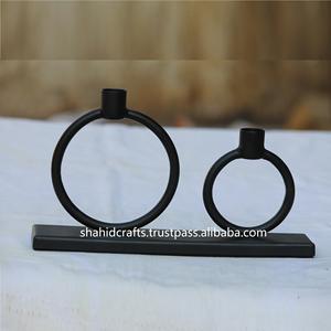 Porte-bougie en fer sans plomb, écologique et fait main, pour la décoration de la maison, Noël et Pâques, porte-bougie pilier - Product Image 5