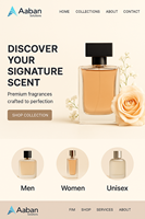 Perfume Online Store Desarrollo de sitios web Expertos web de confianza que ofrecen plataformas de comercio electrónico asequibles y creativas