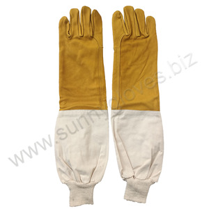 Guantes de manga larga para apicultura, equipo de mantenimiento de abejas - Product Image 4