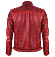 Vestes en cuir de mouton uniques 2022, sur mesure pour hommes, col montant, imperméables, coupe-vent, style streetwear, Ventura Industries