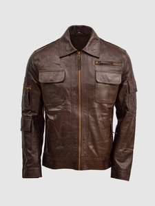 Suede Leather Designed Outclass Waterproof <b>Men</b> Leather Jacket Breathable Windproof Low MOQ <b>Men</b> Leather Jacket - Product Image 3