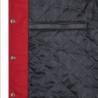 Alta calidad personalizado Casual hombres Streetwear algodón poliéster Cool personalizable bordado carta Varsity chaqueta para hombres