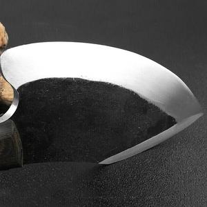 Couteau de chef JEXMOO, fait main, en acier carbone, multifonctionnel, avec étui en cuir pour une utilisation en cuisine - Product Image 5