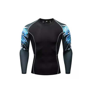 2025 Estilo único Demanda del cliente Precio bajo Venta superior Su propio logotipo Mejor fabricante Diseño personalizado para hombres Rash Guard OEM - Product Image 2