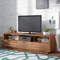 Meja TV Kayu Solid Modern yang Dapat Diubah untuk Ruang Tamu, Kamar Tidur, Hotel, Langsung dari Pabrik Indonesia, Harga Terbaik
