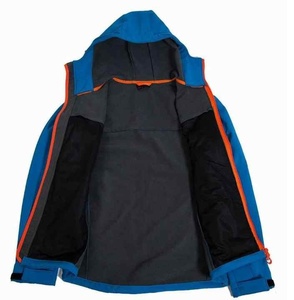Chaqueta Softshell Ligera Personalizada para Hombre, Impermeable, con Cuello Alto, Cierre de Cremallera, Transpirable, para Invierno - Product Image 2
