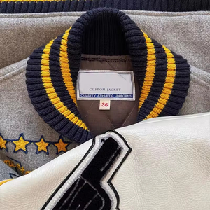 Veste de baseball unisexe Newyork Varsity pour hommes et femmes Letterman Bomber Coats Casual Streetwear Stand Windproof XS Size Sportswear - Product Image 2