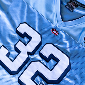 Venta al por mayor de diseño personalizado de fútbol americano retro malla Jersey impresión digital de talla grande Unisex estilo de ropa de calle corta de gran tamaño - Product Image 3