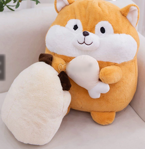 สัตว์ยัดนุ่นน่องไก่ขนาด50ซม. น่ารักมากสำหรับสุนัขรัดต้นขา - Product Image 4