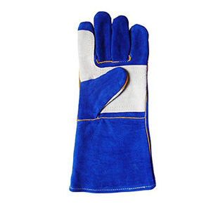 Gants de soudage personnalisés en cuir de chèvre noir de qualité supérieure/Nouveau dernier design 2025 Gants de soudage - Product Image 5